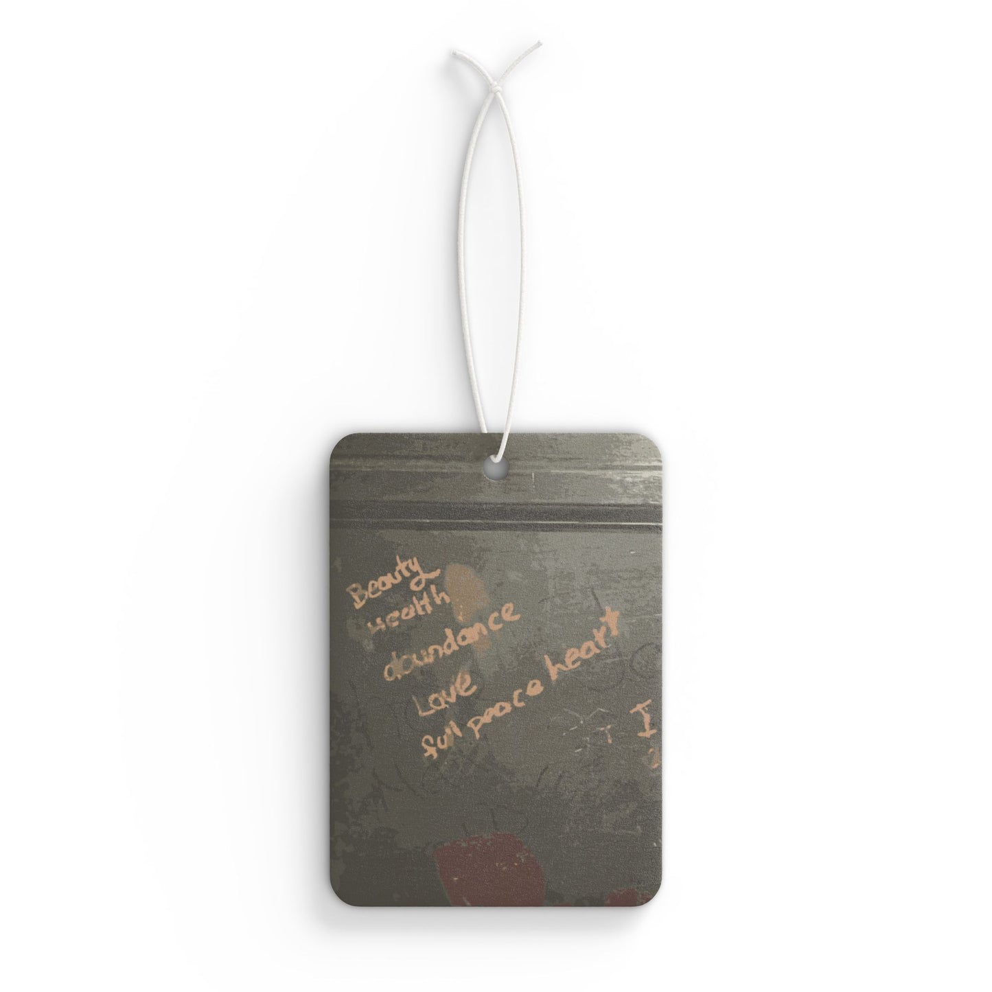 Peace Love Abundance - Car Air Freshener for Self-Care
