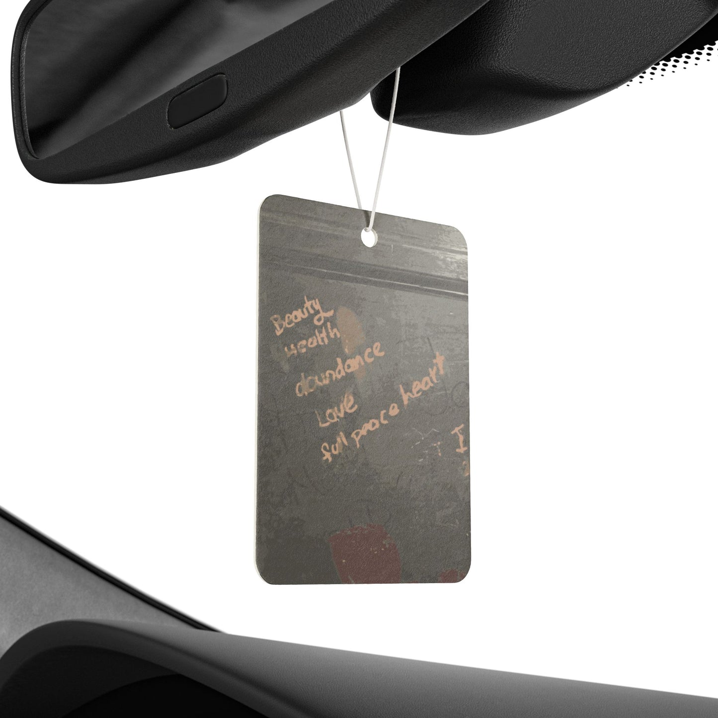 Peace Love Abundance - Car Air Freshener for Self-Care