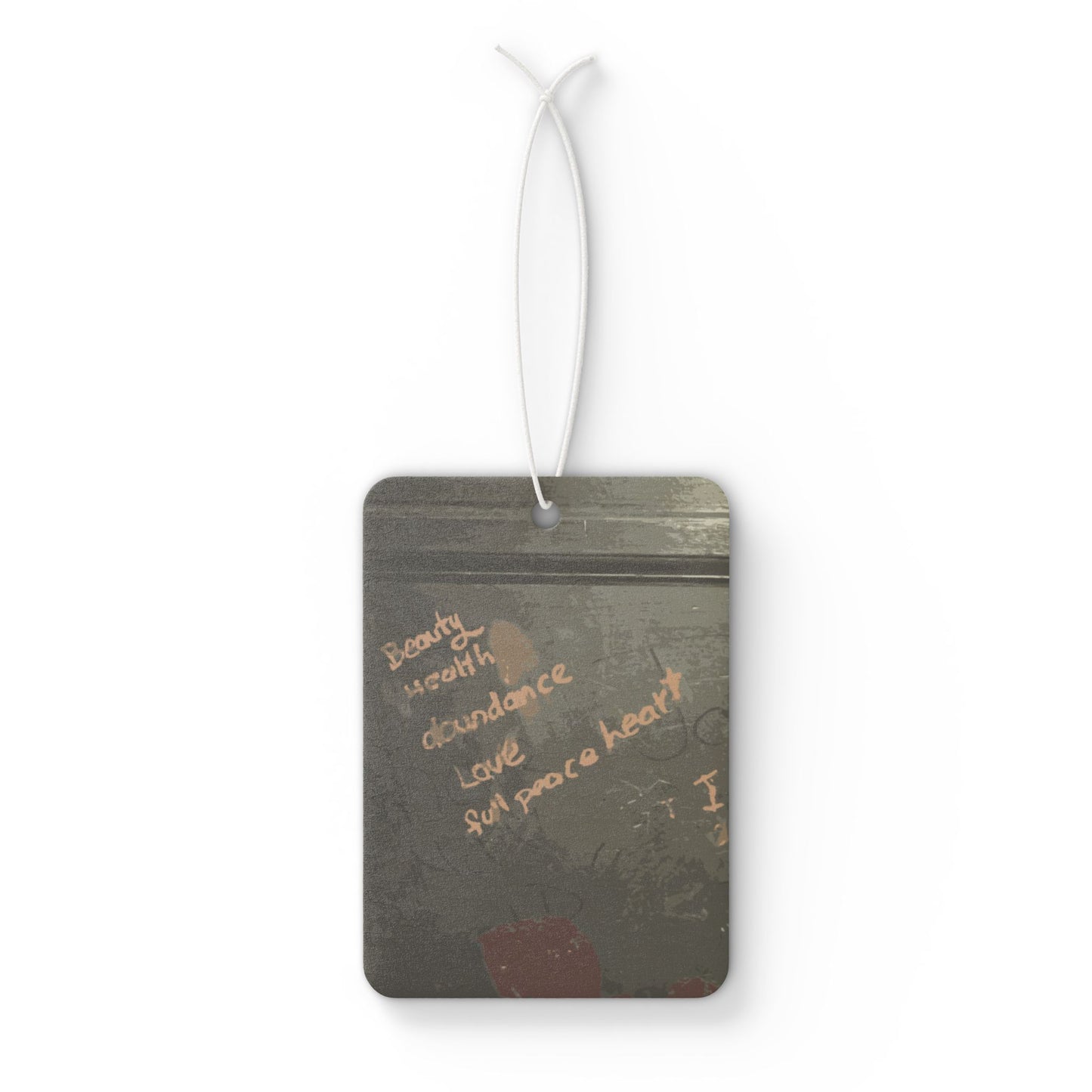 Peace Love Abundance - Car Air Freshener for Self-Care