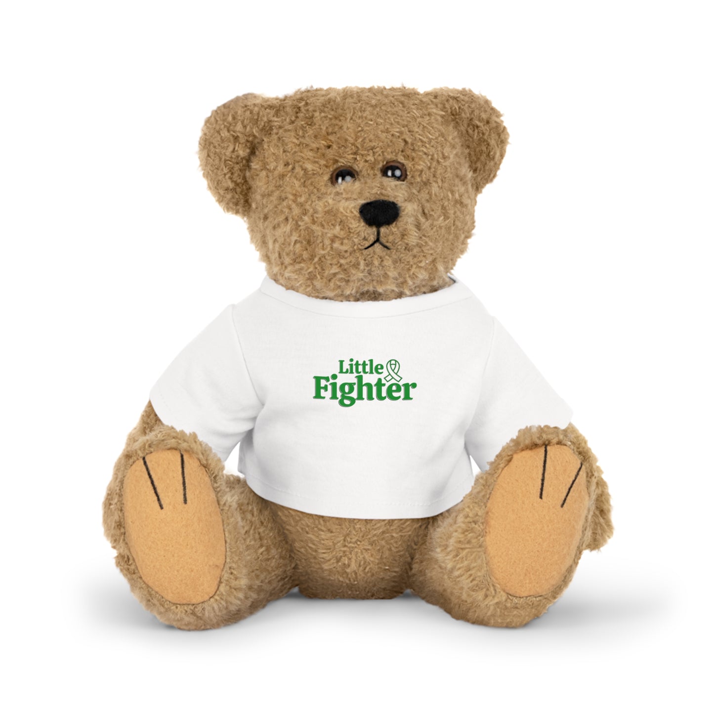 Plush Toy with Little Fighter T-Shirt - Gift for Lymphoma Fighters