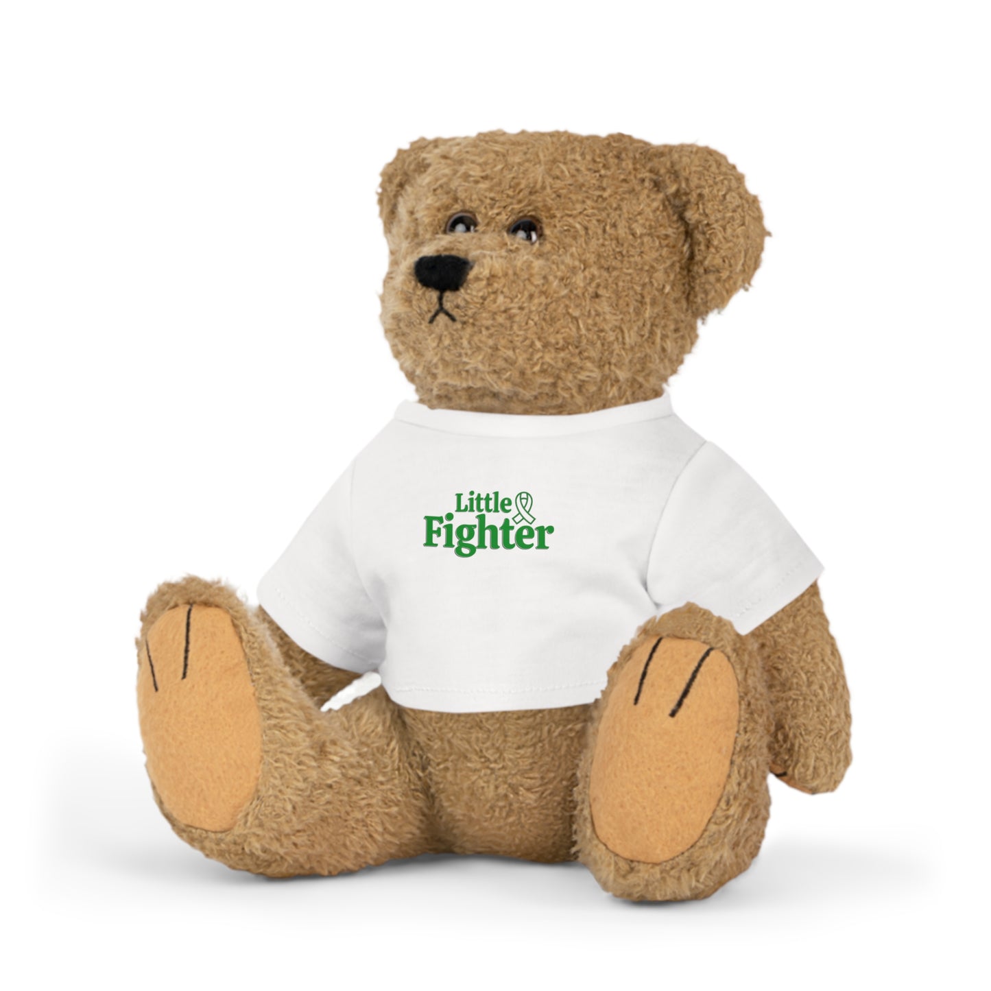 Plush Toy with Little Fighter T-Shirt - Gift for Lymphoma Fighters