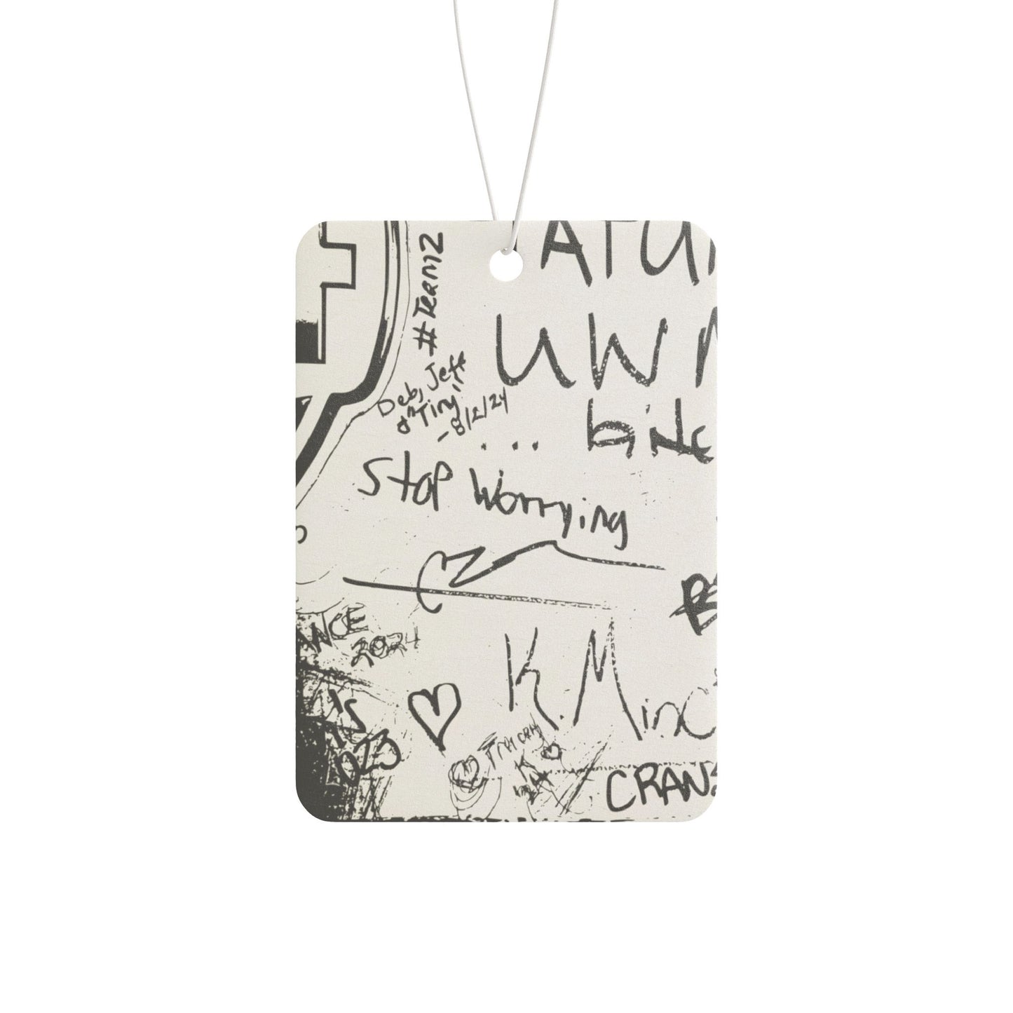 Stop Worrying Car Air Freshener | Sassy Car Perfume | Unique Gift for Her | Car Decor | Home Fragrance | Travel Essential