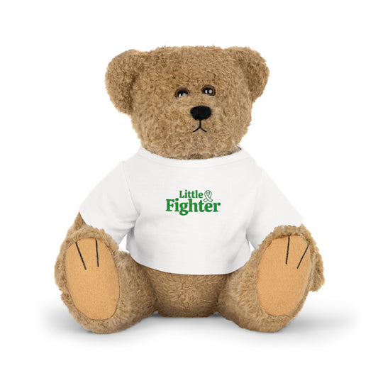 Plush Toy with Little Fighter T-Shirt - Gift for Lymphoma Fighters