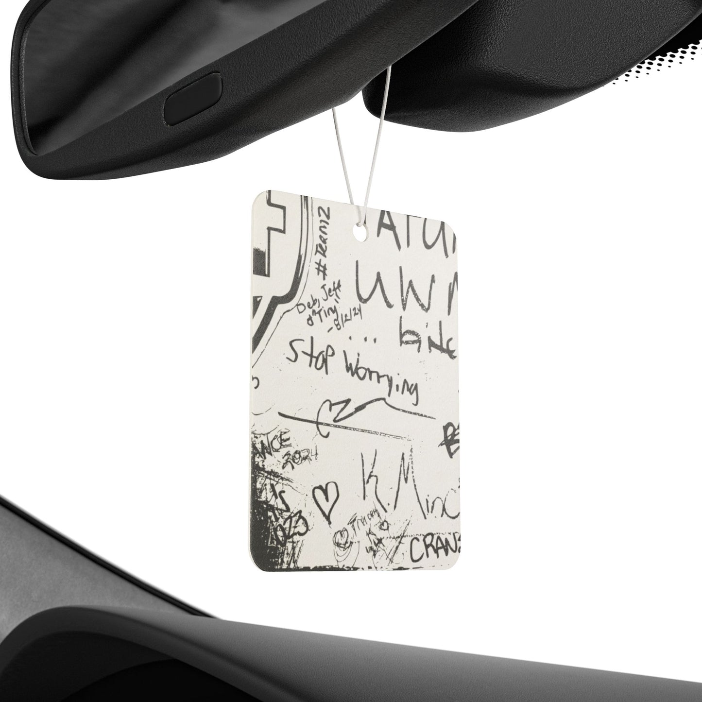 Stop Worrying Car Air Freshener | Sassy Car Perfume | Unique Gift for Her | Car Decor | Home Fragrance | Travel Essential